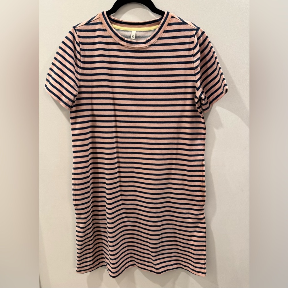 Lou & Grey Striped T-Shirt Dress